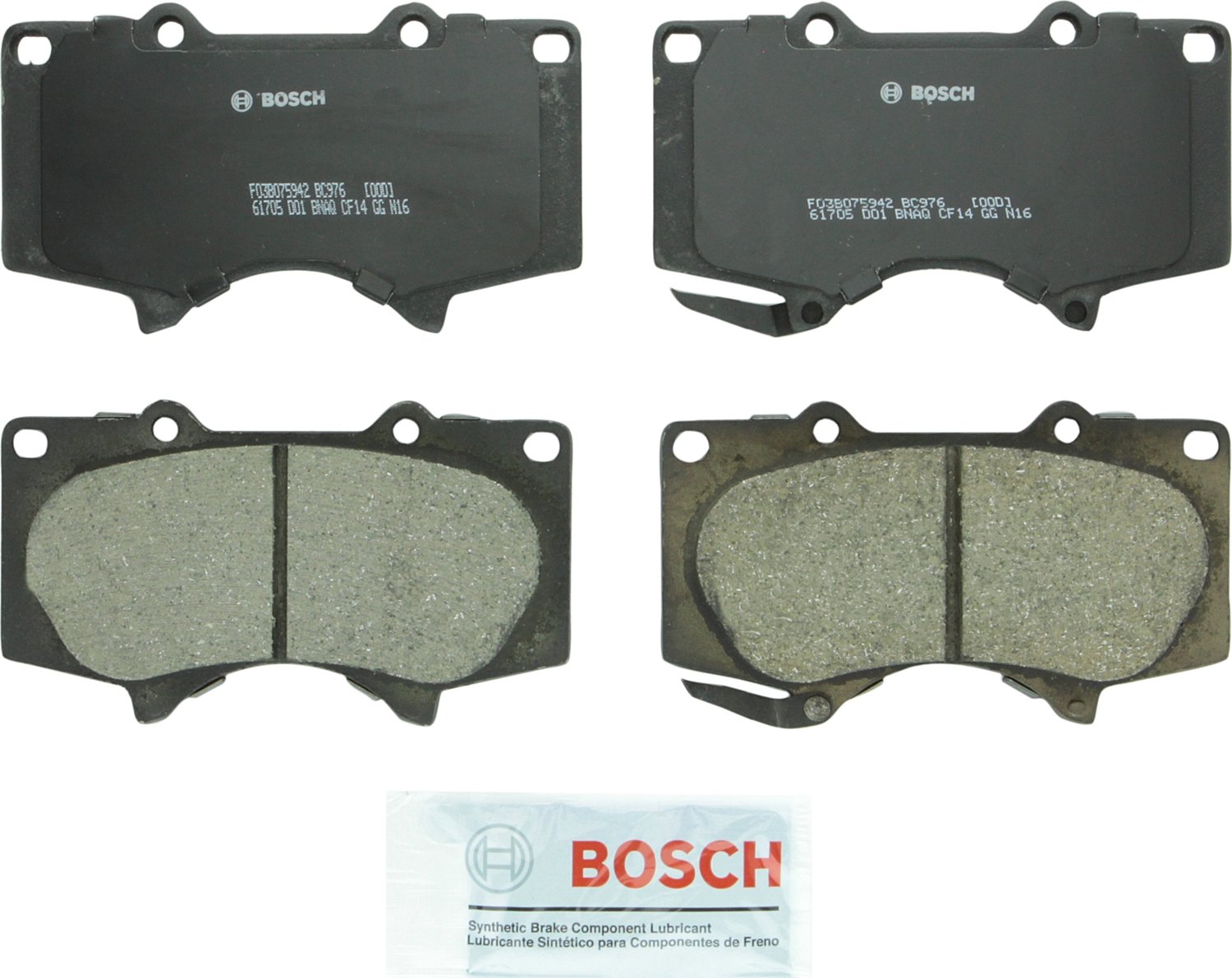 BOSCH BC976 QuietCast Ceramic Front Brake Pads