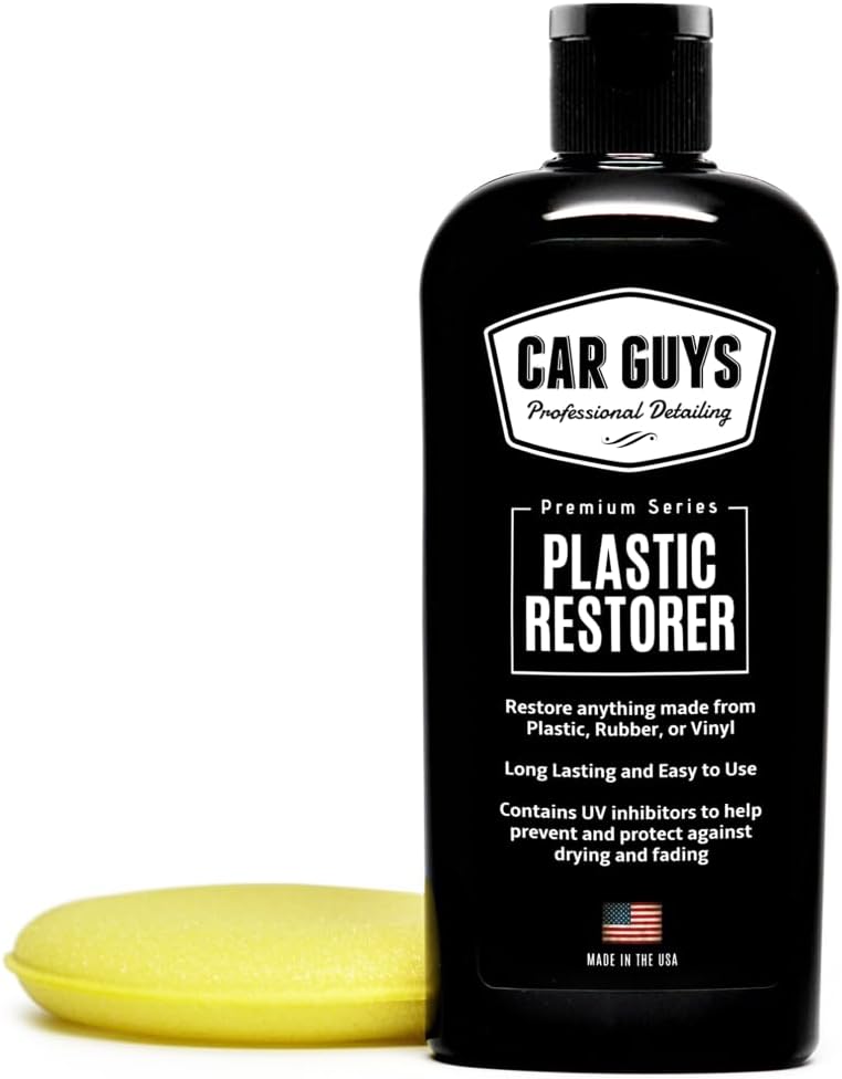CAR GUYS Plastic Restorer Trim Restorer 8 Oz Kit