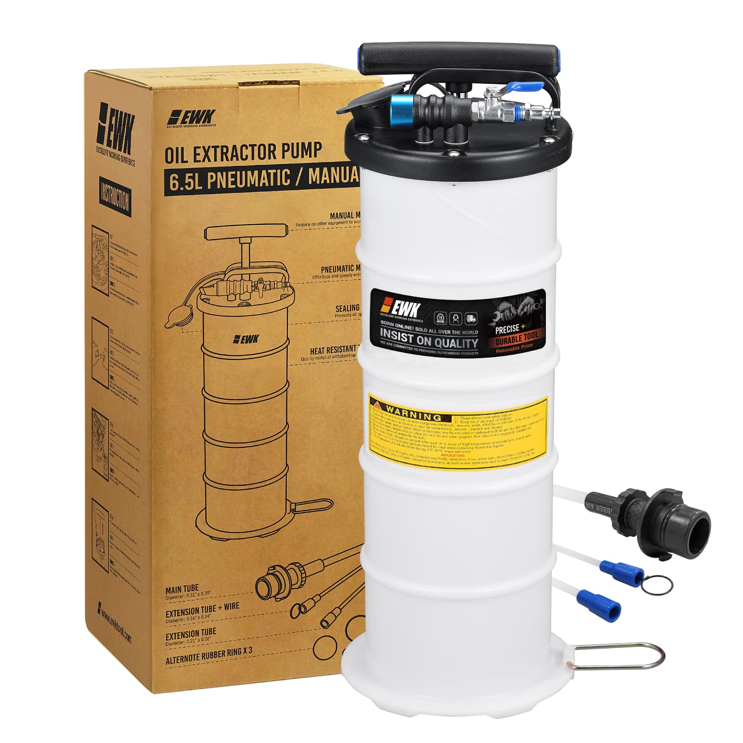 EWK 6.5L Pneumatic Oil Extractor Pump