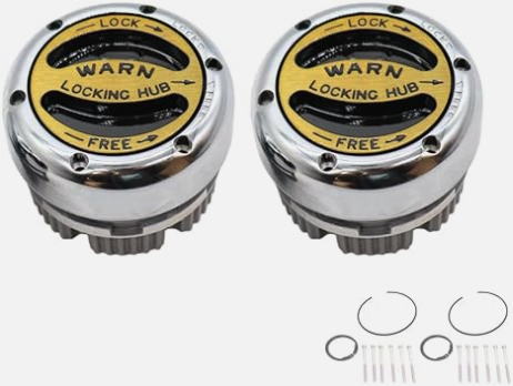 WARN 20990 Premium Manual Locking Hub - Chrome Dual Seal - Image 1