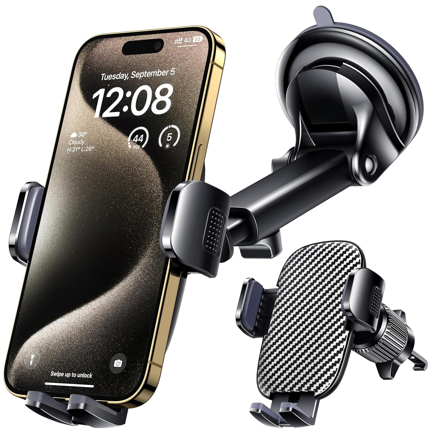 Qifutan Car Phone Mount Universal Hands Free